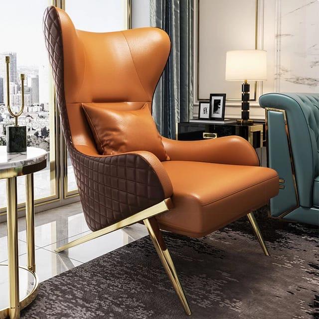 Modern Wingback Lounge Chair – Luxury Accent Chair for Living Room Office