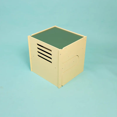 Foldable Wooden Study Table & Chair Set for Kids | Compact Montessori Desk