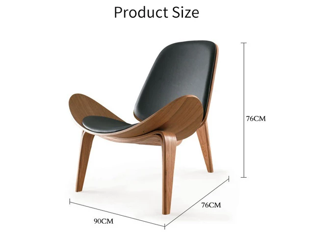 Solid Wood Lounge Chair