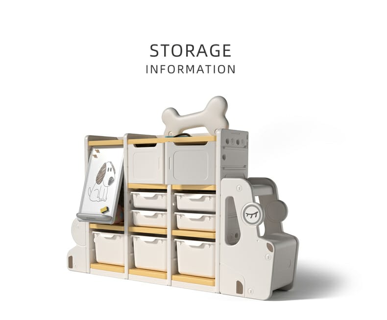 Toy Storage Truck with Easel