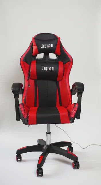 Gaming Office Chair with Rgb lights  massager and Bluetooth Speakers